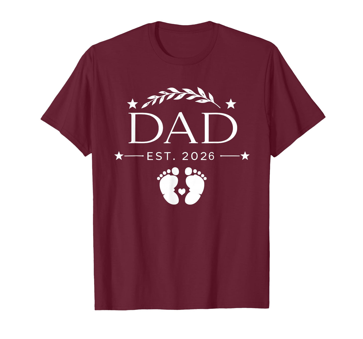New Dad Est. 2026 Fathers Day First Time Dad Promoted to Dad T-Shirt