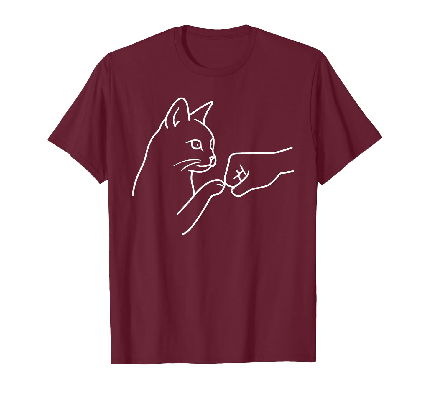Cat Punch Hand Friendship Fist Bump Cat Lovers T-Shirt