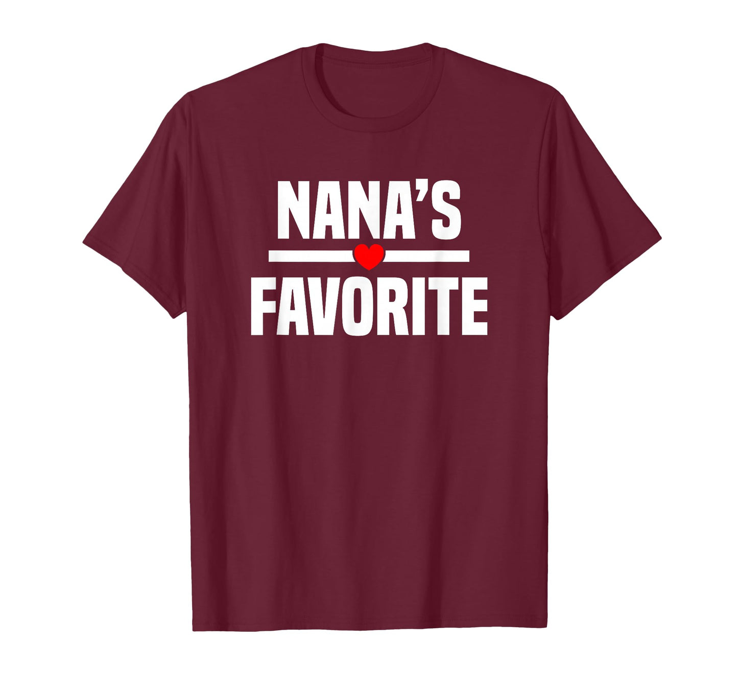 I'm Nana's Favorite Grandchild Baby Grandson Granddaughter T-Shirt