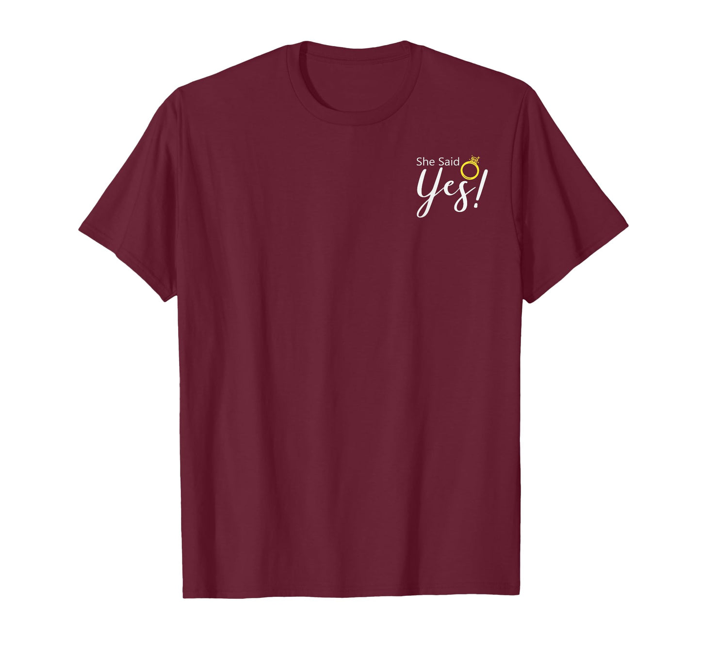 Engagement Party Fiance She Said Yes Newly Engaged Couple T-Shirt