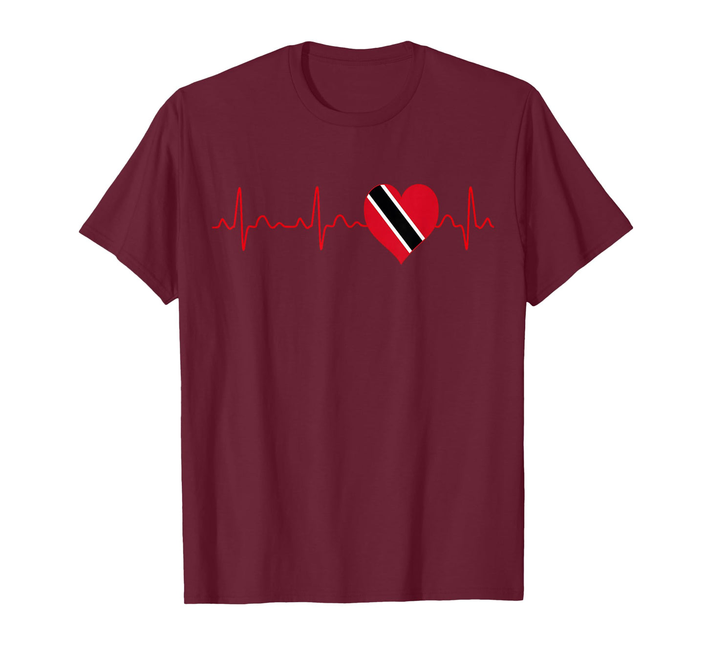 Trinidad and Tobago Flag Heartbeat EKG Patriotic National T-Shirt