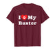 I Love My Buster Dog Owner Pet Dog Lover T-Shirt
