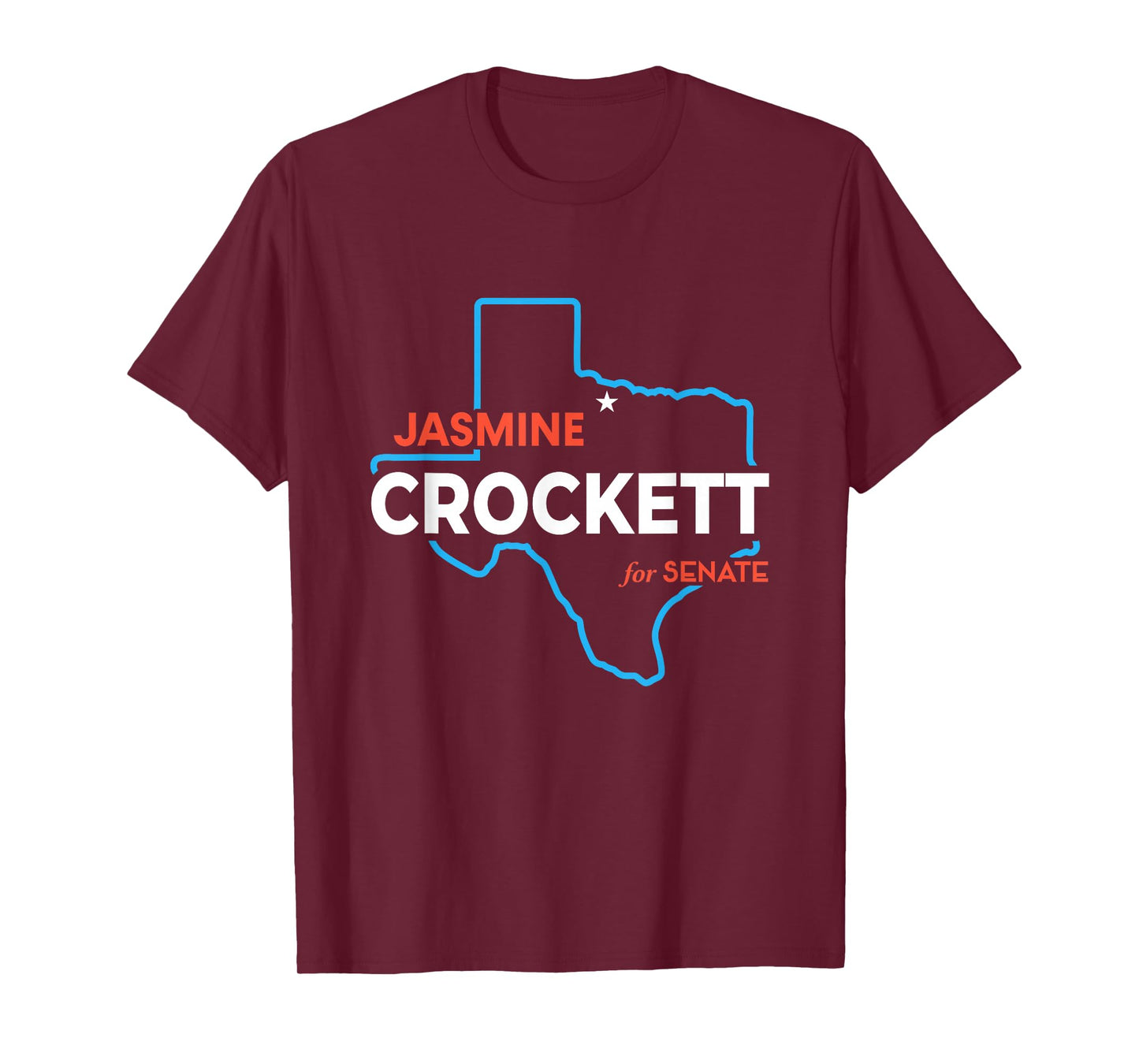 Jasmine Crockett 2026 for US Senate Texas TX Democrat T-Shirt
