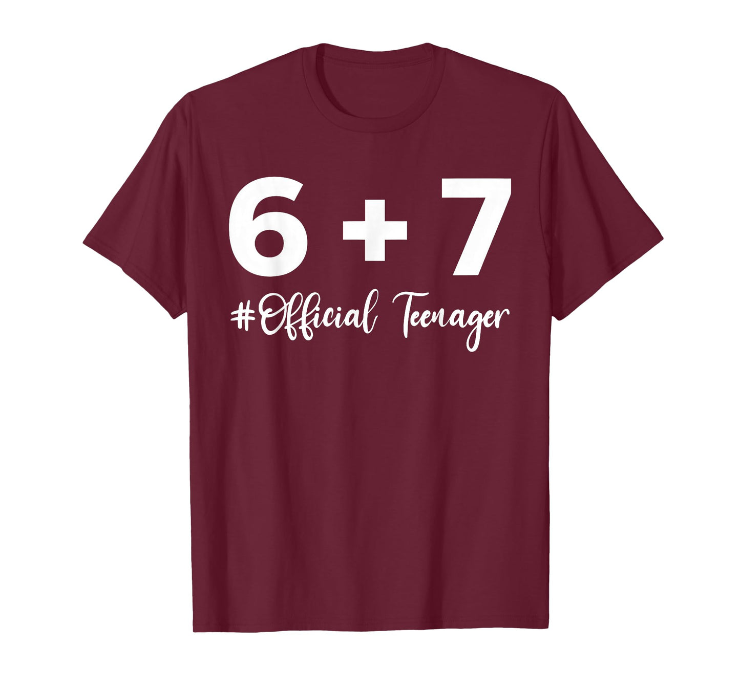 Funny 13th Birthday Official Teenager 6+7 Year Old Boys Kids T-Shirt
