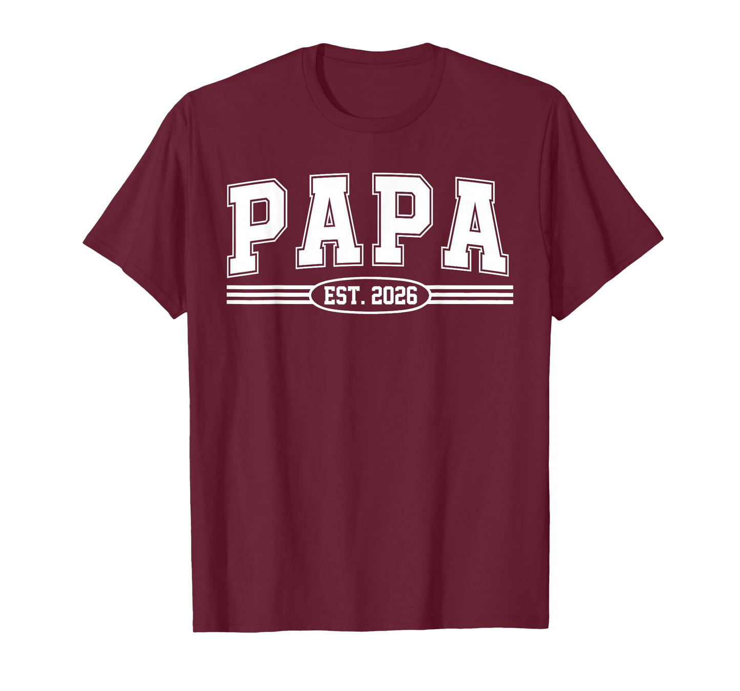 Promoted to Papa Est. 2026 Retro Soon to Be Papa Est 2026 T-Shirt