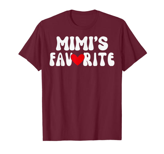 Mimi’S Favorite Funny Grandparent Grandchild Vintage Humor T-Shirt