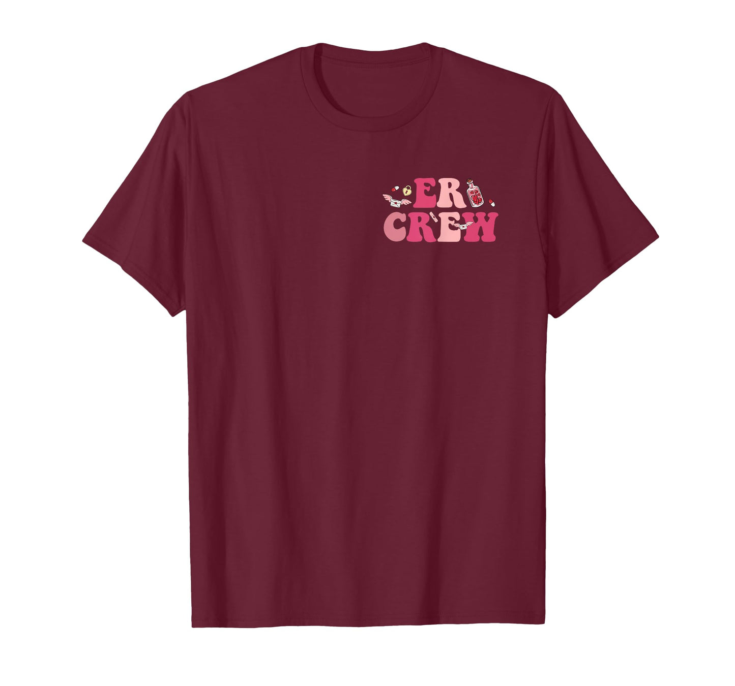Emergency Department Emergency Room ER Crew Nursing 2 Sides T-Shirt