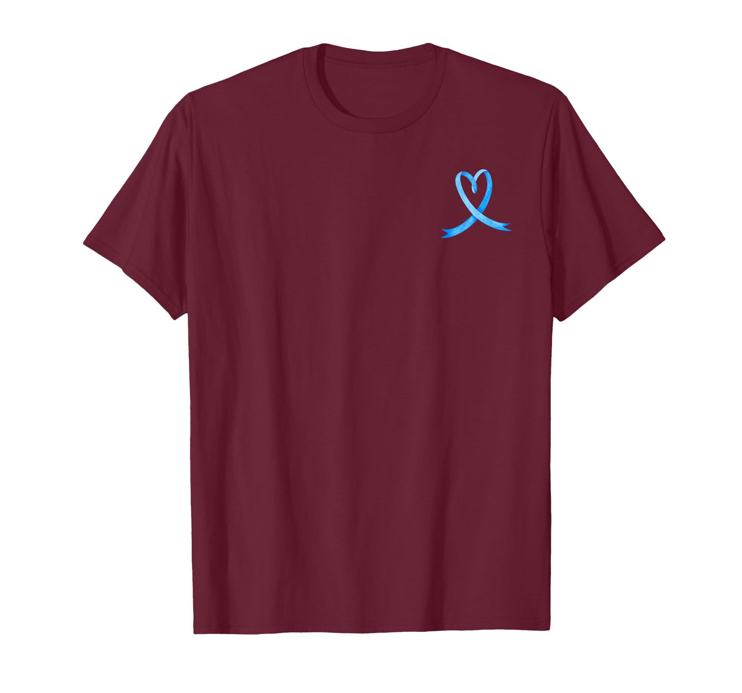 Cute Blue Ribbon Diabetes Awareness Women Men Kids T-Shirt