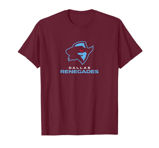 Dallas Renegade - Lockup Logo - United Football League T-Shirt