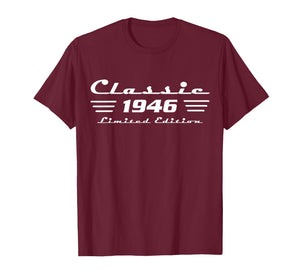 Classic 80 Birthday Decorations Men 80yr 1946 80th Birthday T-Shirt
