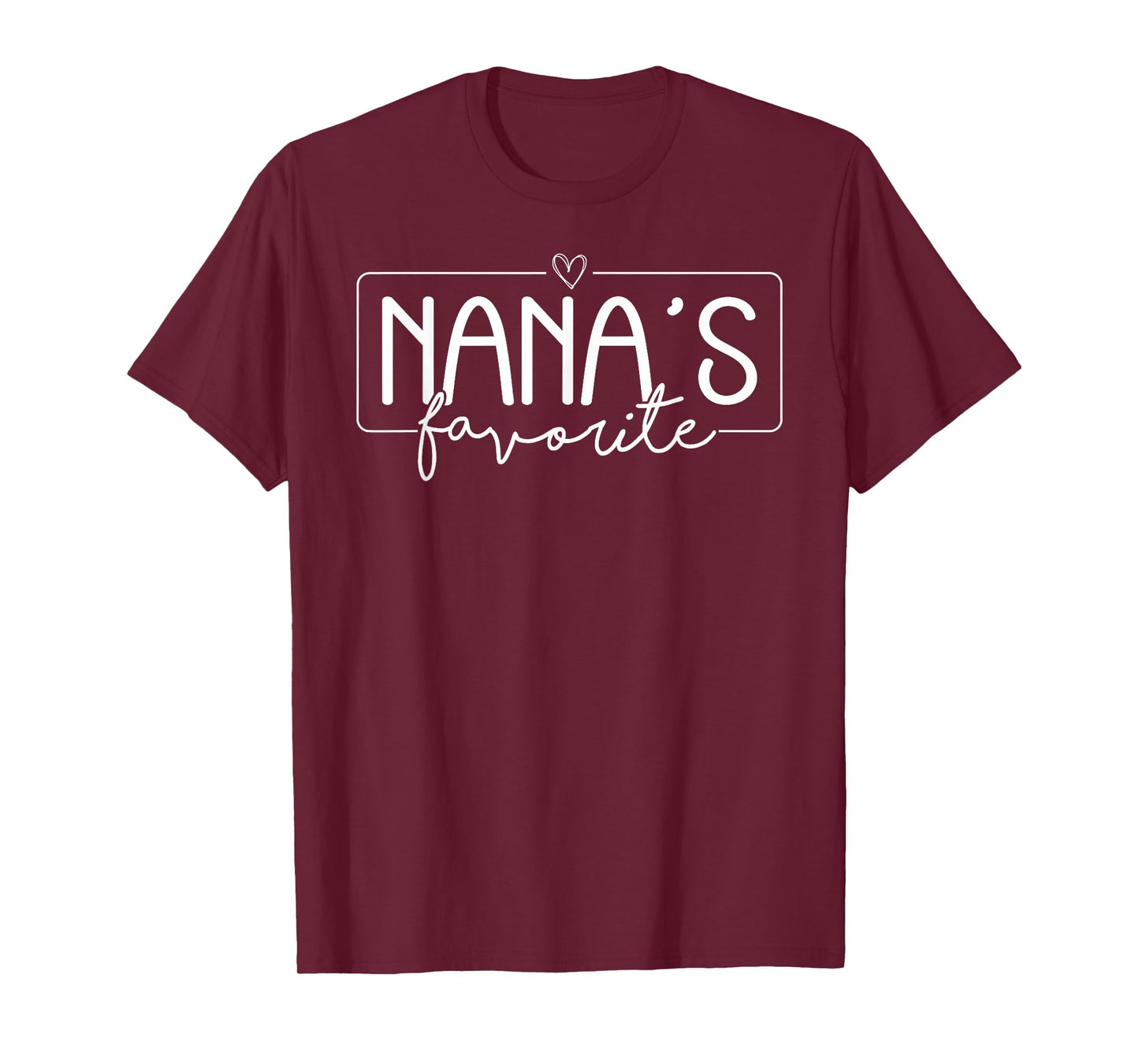 Nana's Favorite Grandchild Baby Grandson Granddaughter Quote T-Shirt