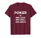 Funny Poker Math T-Shirt
