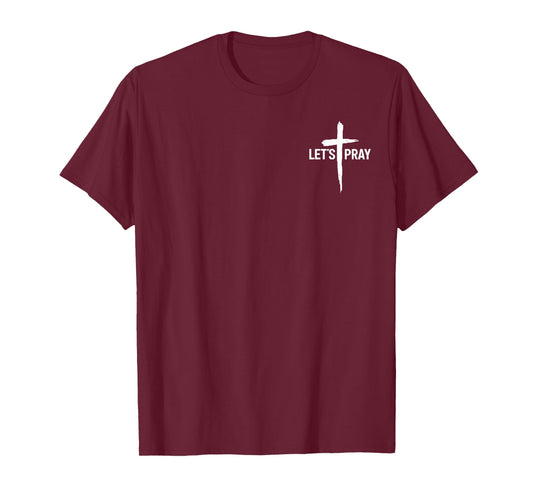 Need Prayer Tap My Shoulder Christian Faith 2 Side T-Shirt