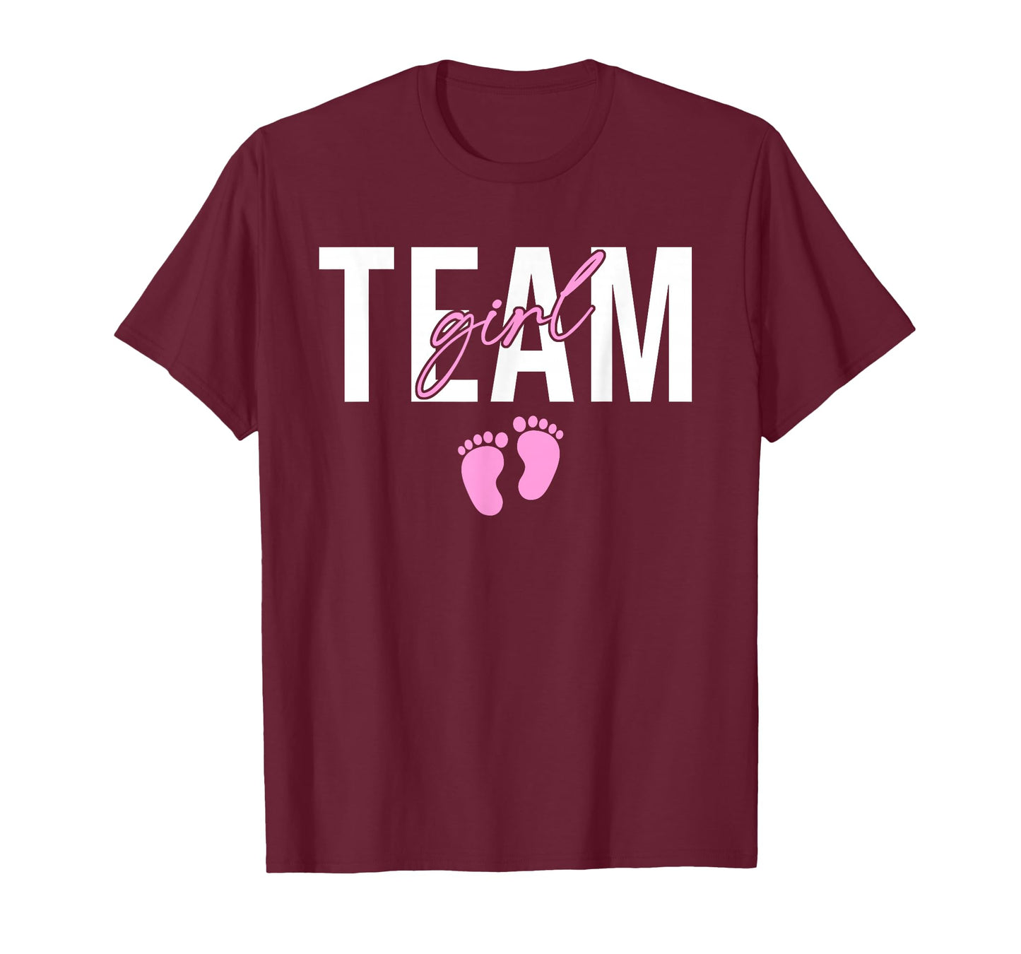Team Girl 2026 Gender Reveal Baby Announcement Matching T-Shirt