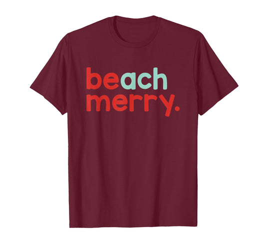 Beach Merry Christmas T-Shirt