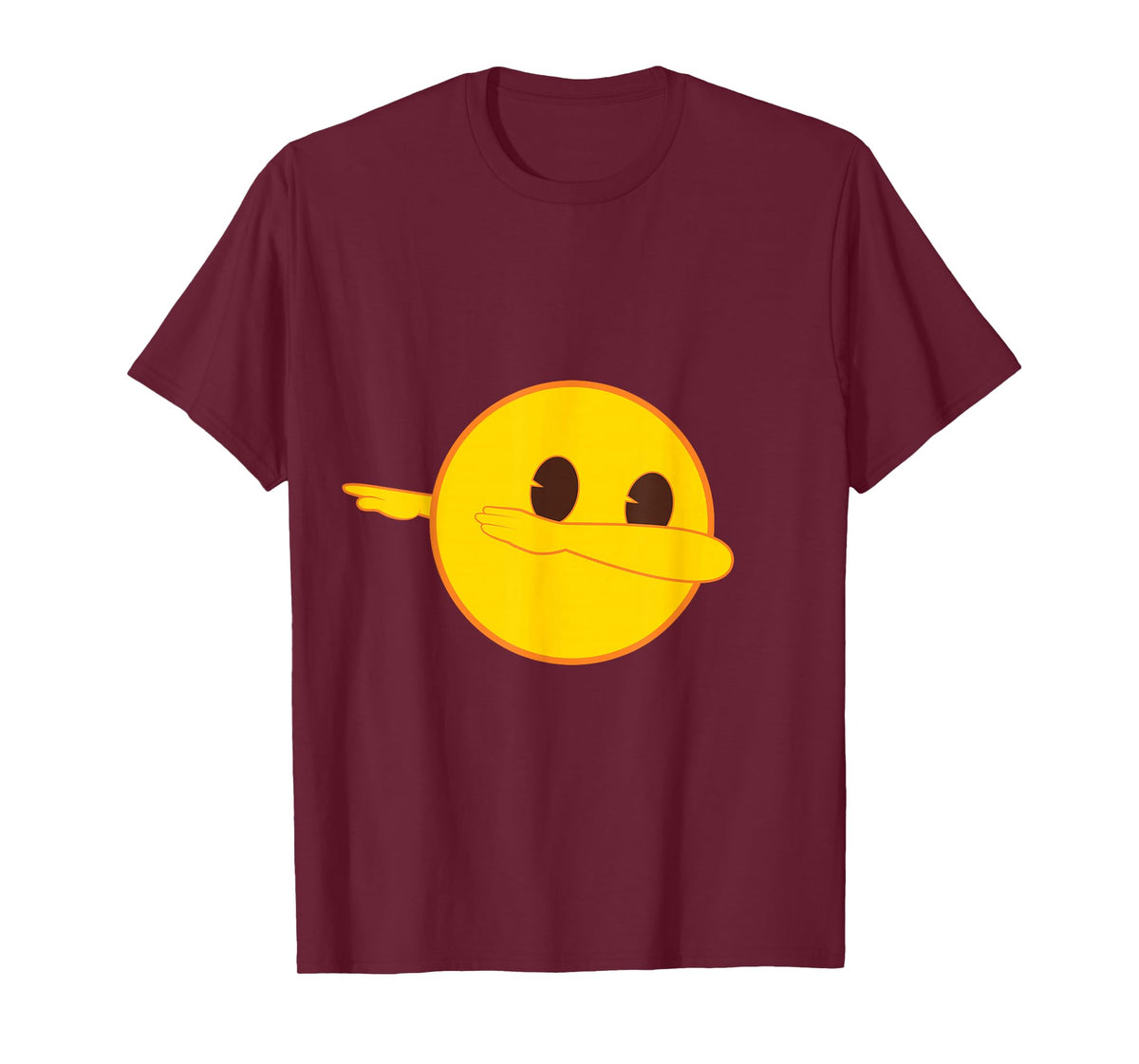 Official Emoji Dab Dabbing Yellow Smile Face T-Shirt