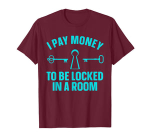 Funny Escape Room Art for Men Women Escape Game Escape Room T-Shirt