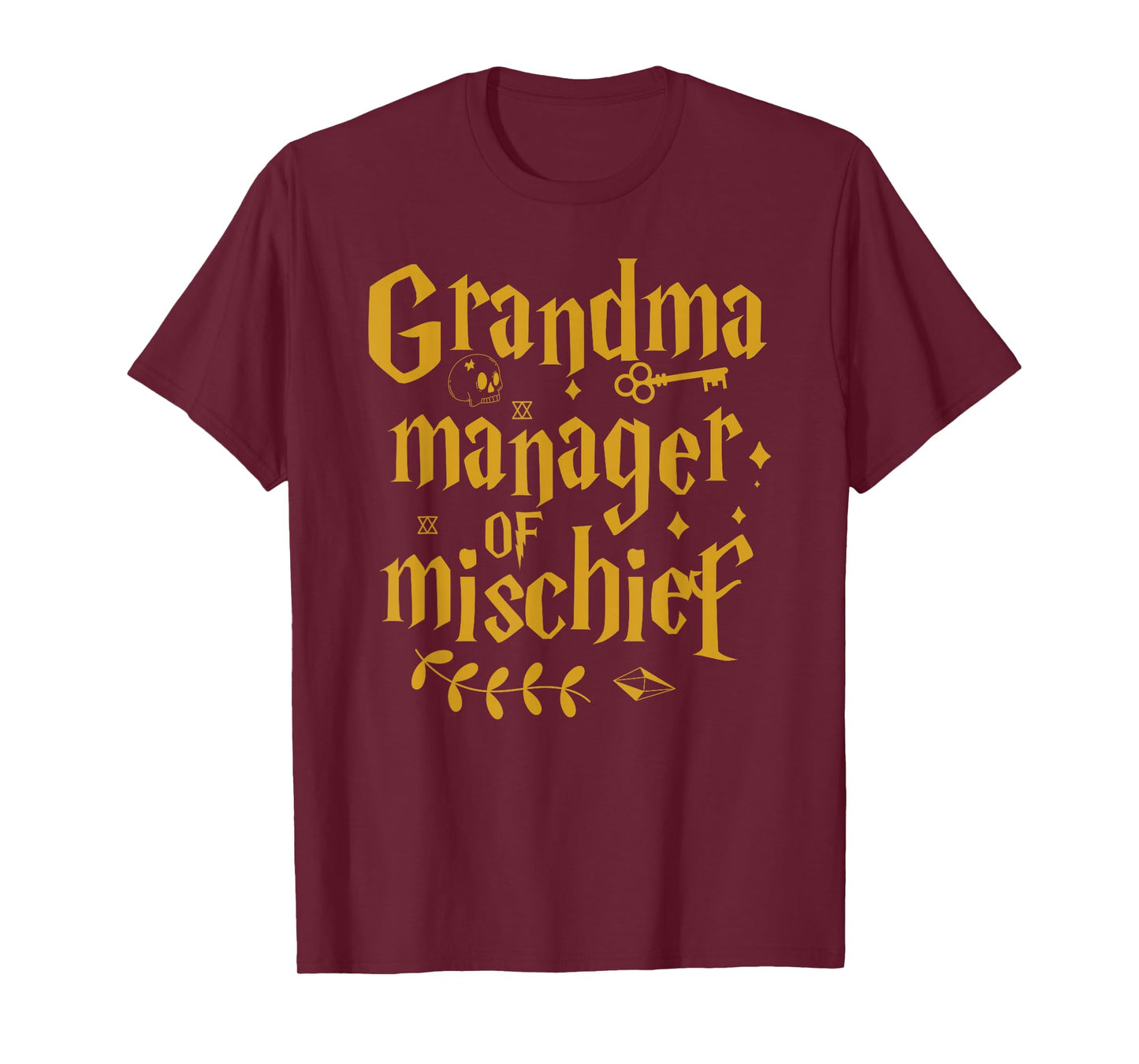 Grandma Manager of Mischief Nana Funny Humor Novelty Gifts T-Shirt
