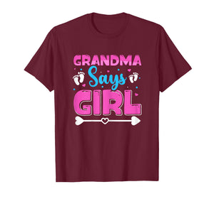 Grandma says Girl - Gender Reveal for a Grandma T-Shirt