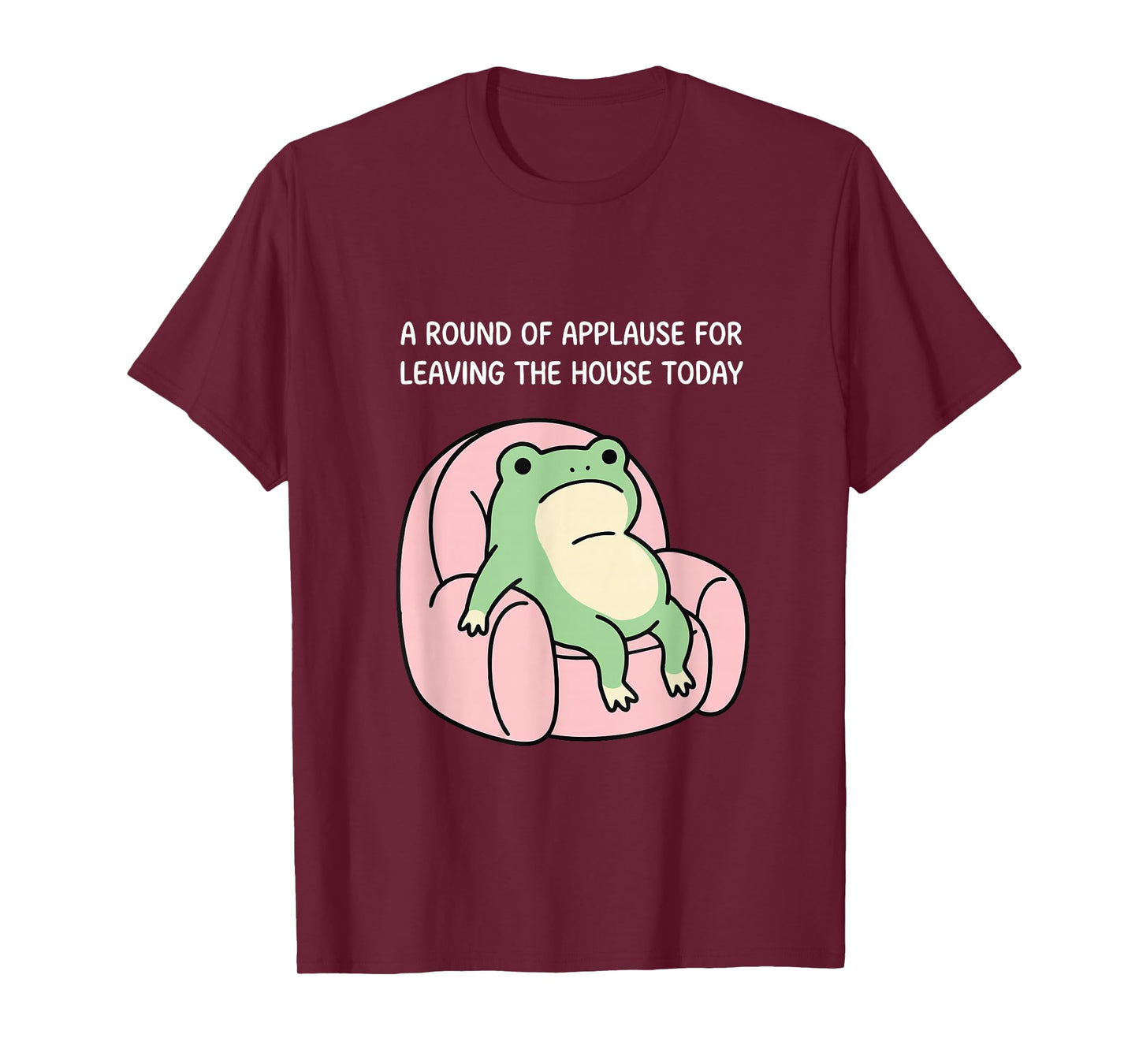Funny Frog Meme Kawaii Sarcastic Humor Girls Women T-Shirt