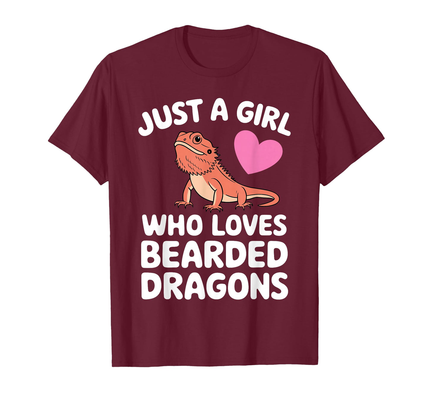 Funny Bearded Dragon Art for Women Girl Bearded Dragon Lover T-Shirt