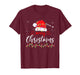 Merry Christmas Lights Red Santa Hat Xmas Family Men Wome T-Shirt