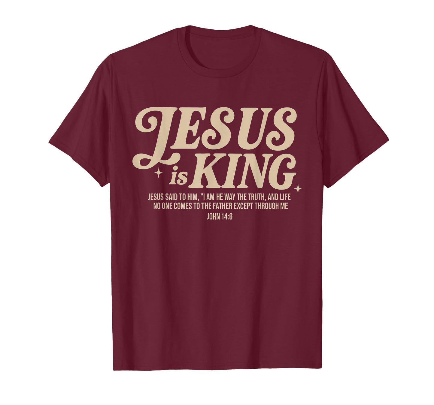 Vintage Retro Jesus is King Name Gift for Men Women Kid T-Shirt