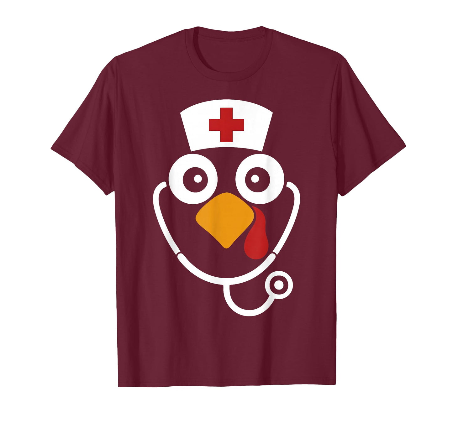 Funny Nurse Chicken Thanksgiving Gift for Men Women Kid T-Shirt