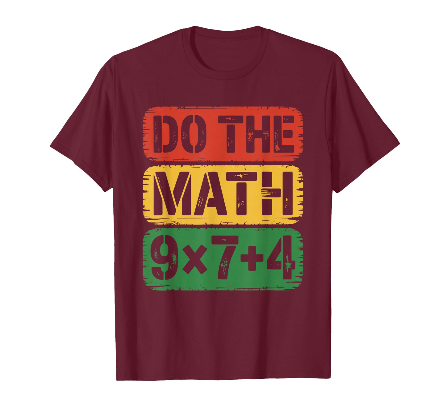 Do The Math 67 Meme Teacher Retro Classroom Humor T-Shirt