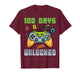 100 Days of School Level Unlocked Gamer Pixel Boys Outfit T-Shirt