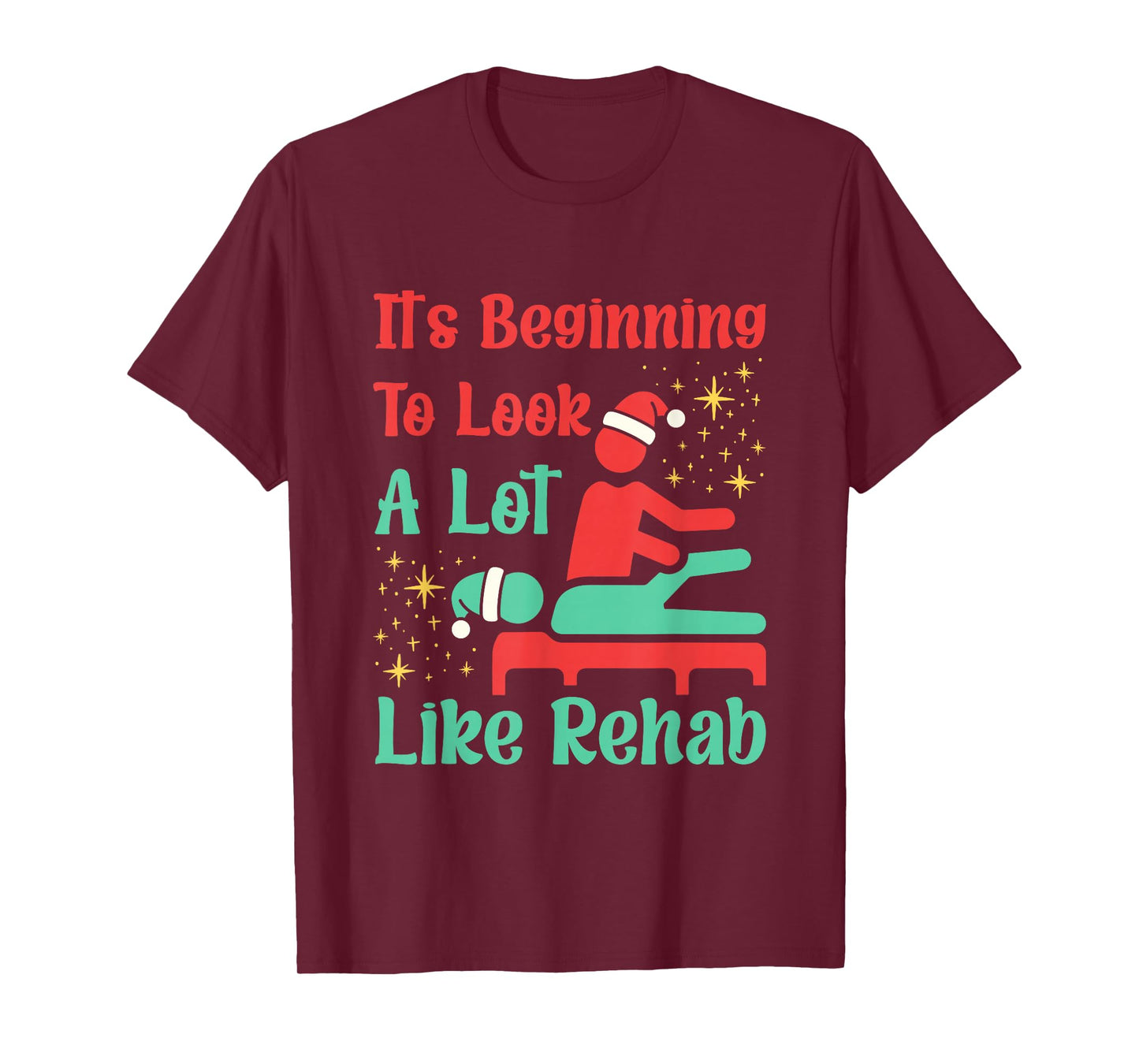 Funny Physical Therapist Therapy Christmas Xmas Holiday T-Shirt