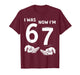 Six Seven Meme 7 Year Old Birthday Shirt was 6 Now I'm 7 T-Shirt