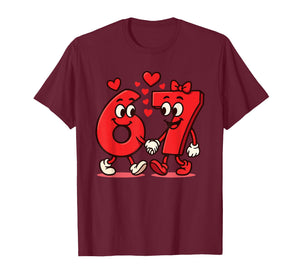Internet Memes 6 and 7 Six Seven Alpha Aura Energy Love T-Shirt
