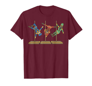Funny Nutcrackers Pole Dancing Christmas Accessories Fitness T-Shirt
