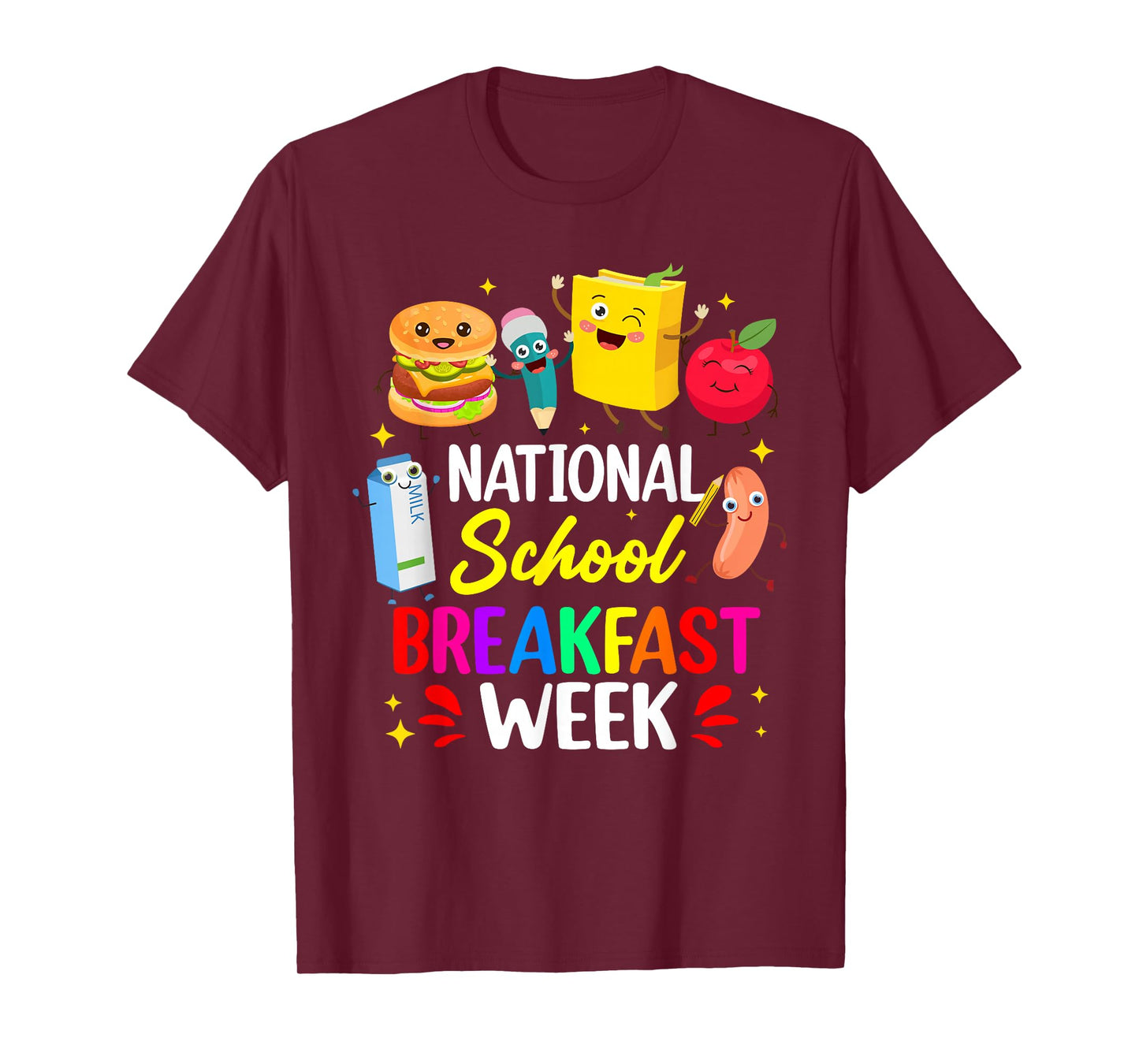 National School Breakfast Week 2026 Breakfast Lovers T-Shirt