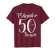Chapter 50 EST 1976 Happy 50Th Birthday Girl Gift for Her T-Shirt