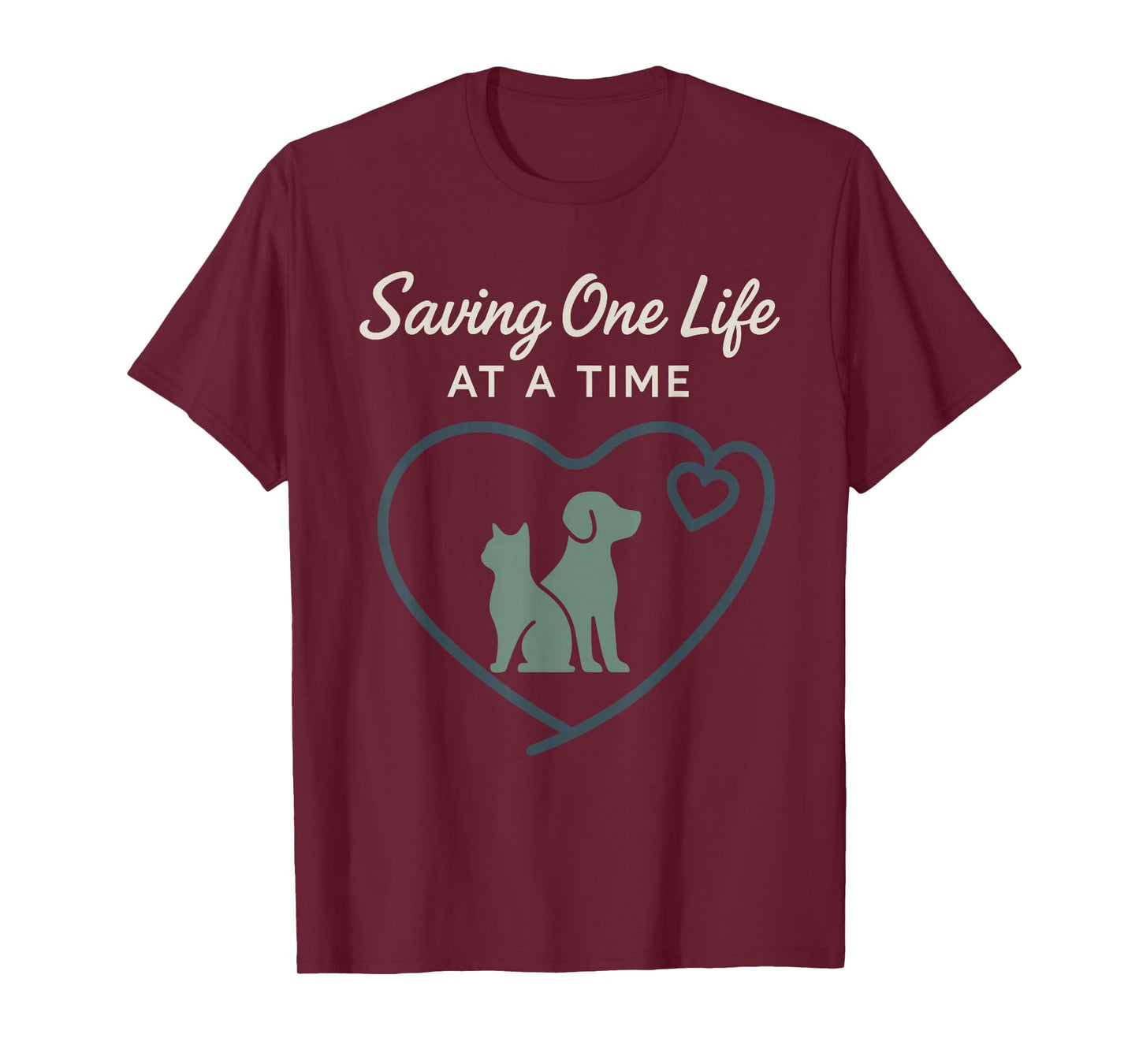 Animal Shelter Worker Animal Rescue Volunteer Humane Society T-Shirt