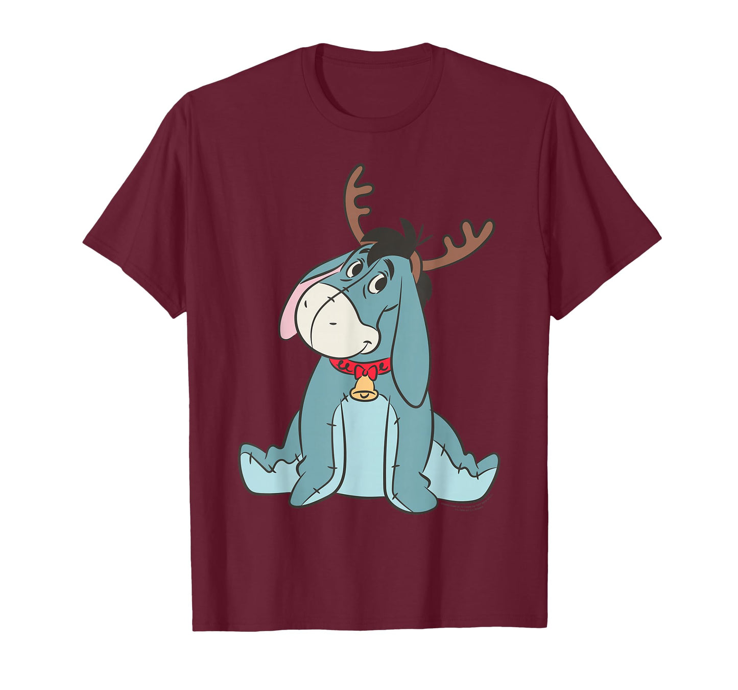 Disney Eeyore Christmas Reindeer Winnie The Pooh Holiday T-Shirt