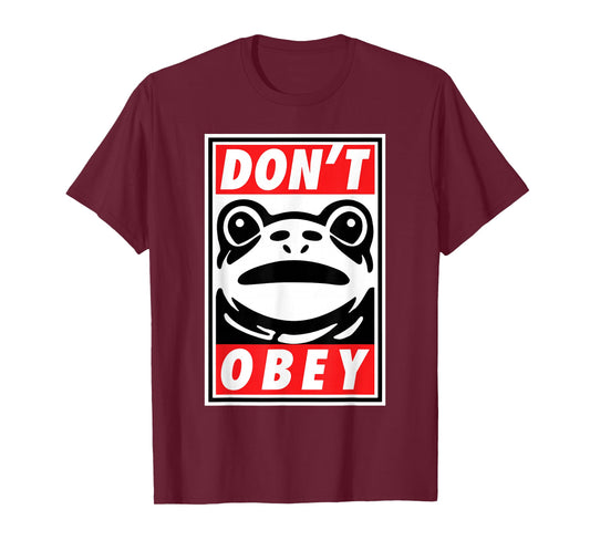 Portland Frog Don't Obey T-Shirt