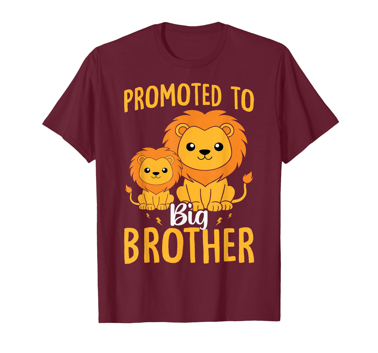 Promoted to Big Brother Cute Lion Lover Family Reveal T-Shirt