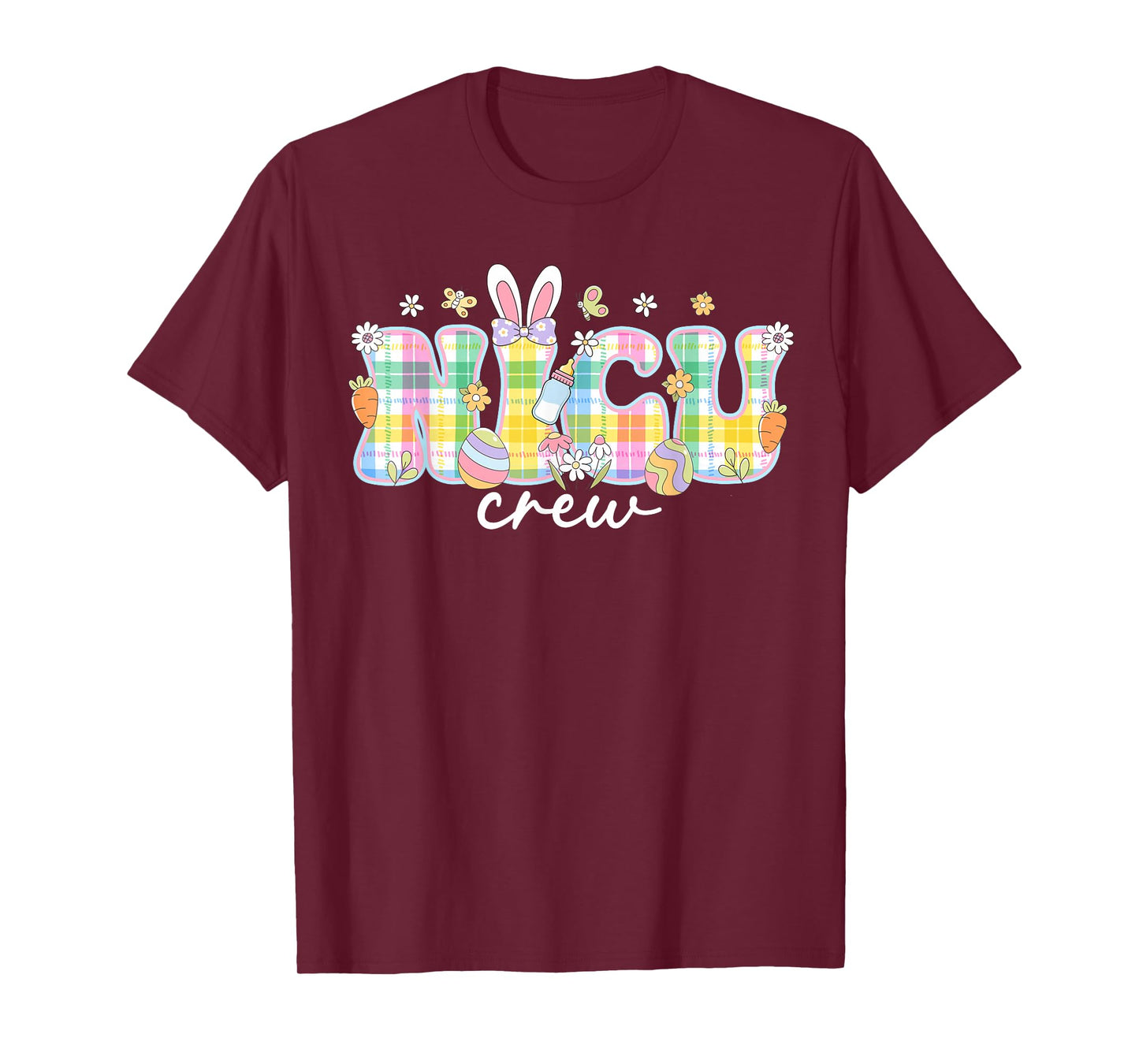 Groovy NICU Crew Easter Bunny NICU Nurse Squad Easter Day T-Shirt