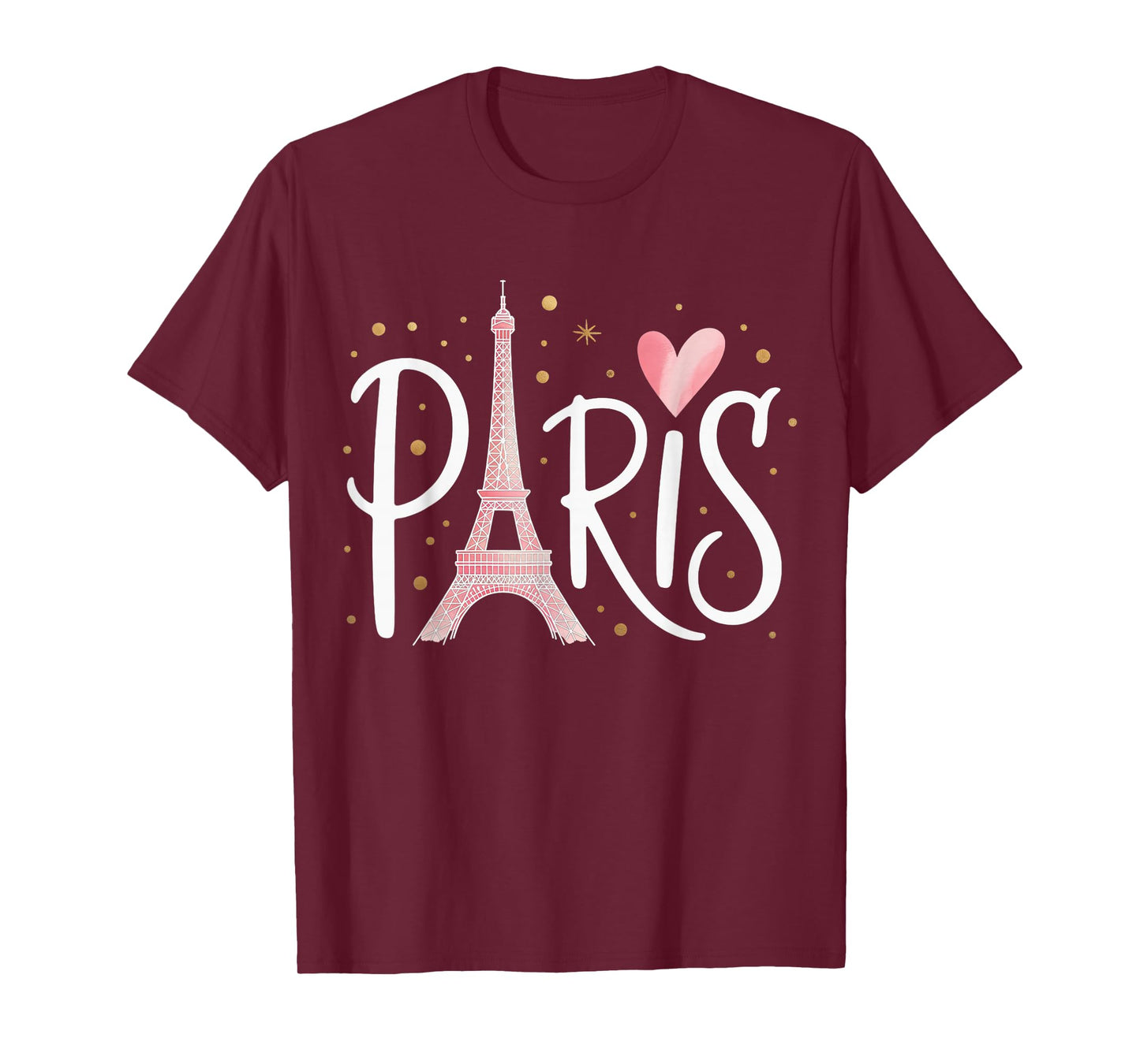 Eiffel Tower Paris Girls Guys Travel Holiday France Souvenir T-Shirt