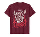 Good Vintage Girls Never Miss Church Christian Faith Based T-Shirt