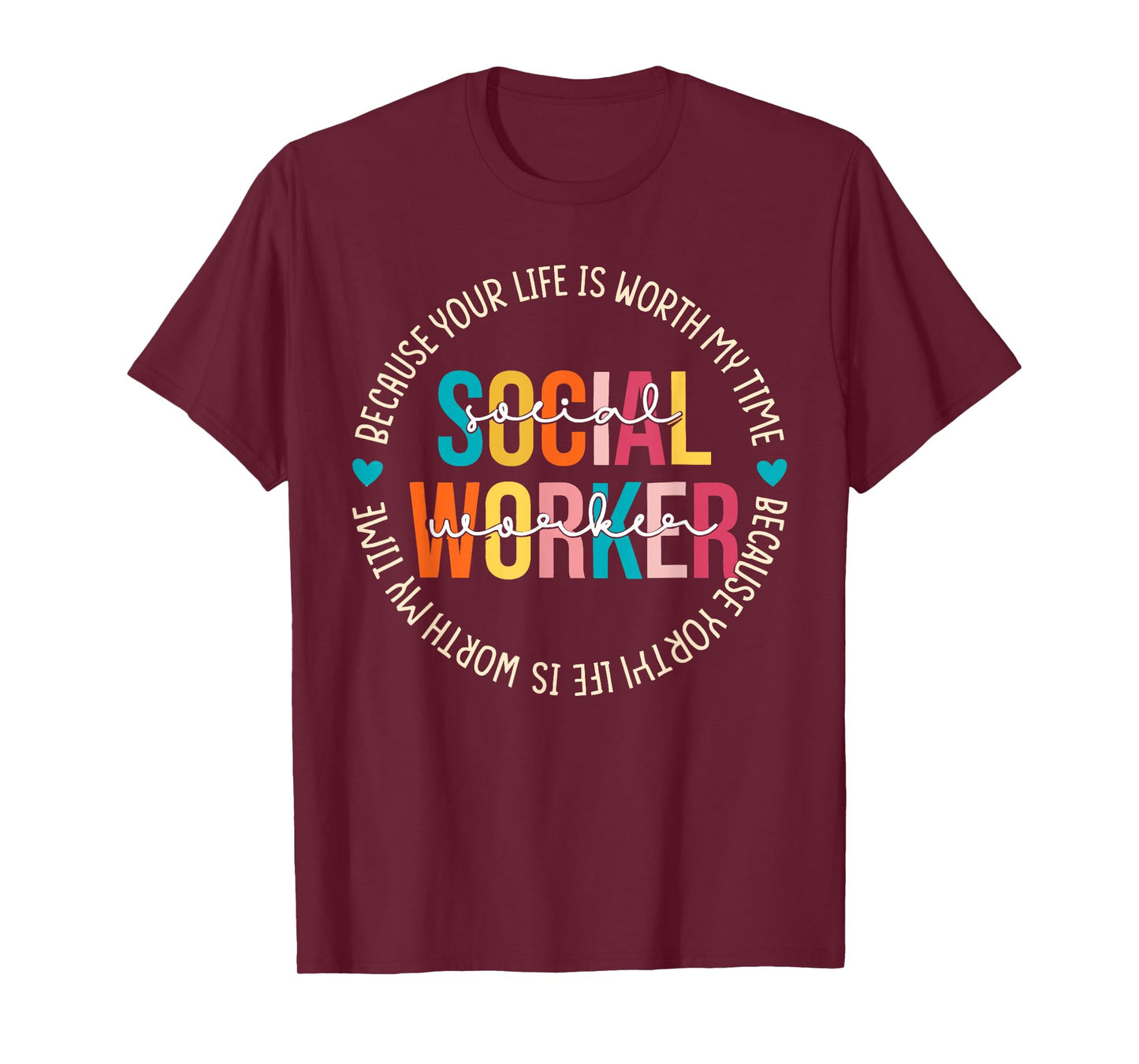 Advocate Support Empower Social Worker Social Work Month T-Shirt