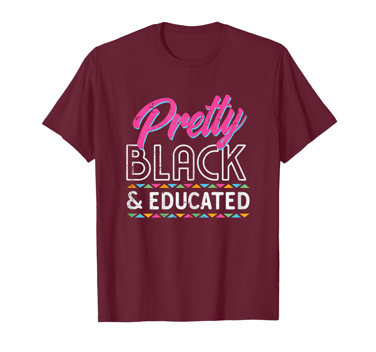 Black History Pretty and Educated African Women Girls Kids T-Shirt