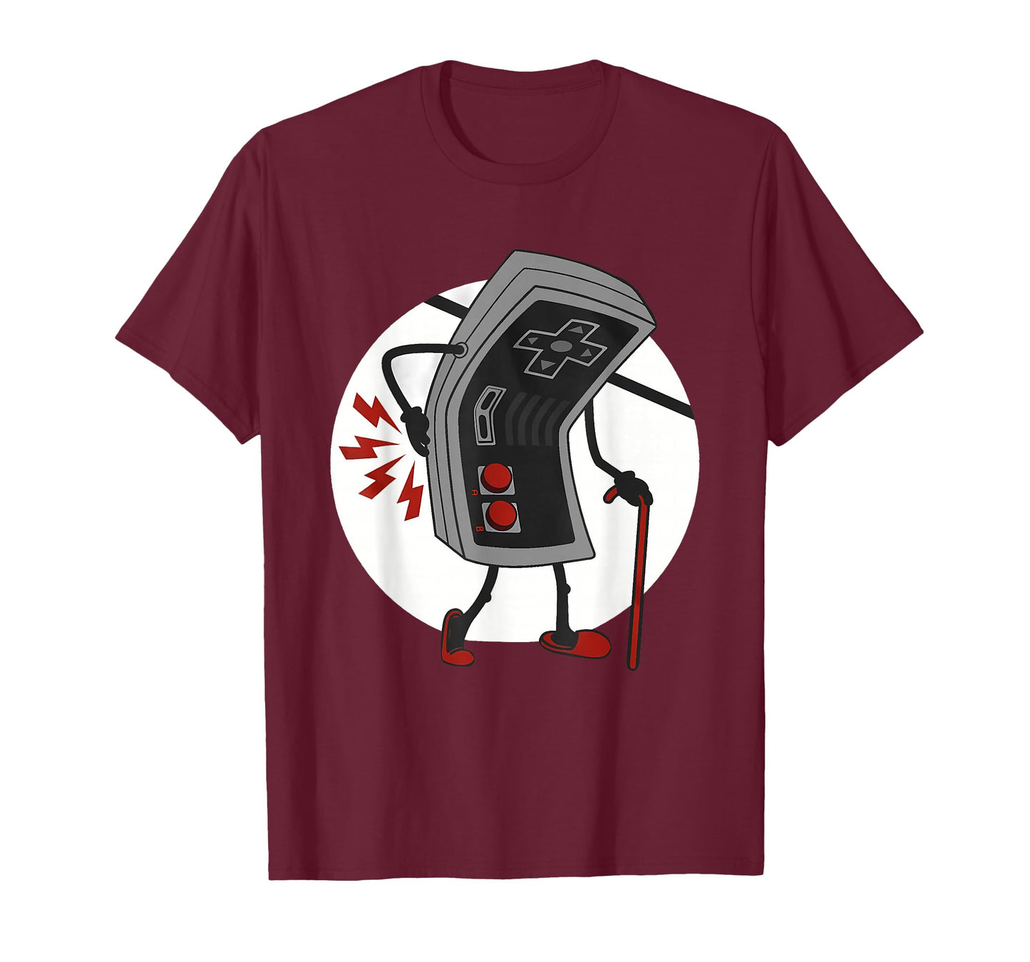 Funny Old Gamer Gaming Retro 80s 90s Video Game Old Gamer T-Shirt