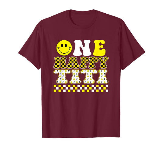 One Happy Dude Titi 1st Birthday Family Matching T-Shirt