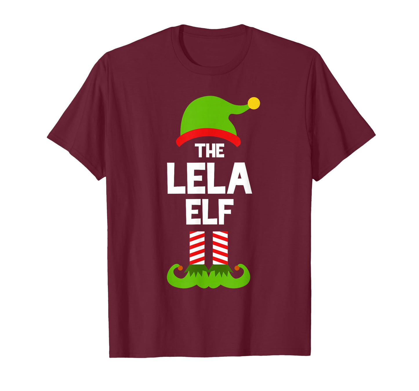 I'm The Lela Elf Christmas Family Pajama Funny T-Shirt