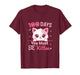 100 Day You Must Be Kitten Cute Cat 100 Days of School Girls T-Shirt