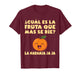 Pun Fruit Joke Funny Maestra School Spanish Teacher Student T-Shirt